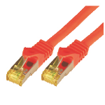 M-Cab 0.25m CAT7 S-FTP networking cable Red S/FTP (S-STP)