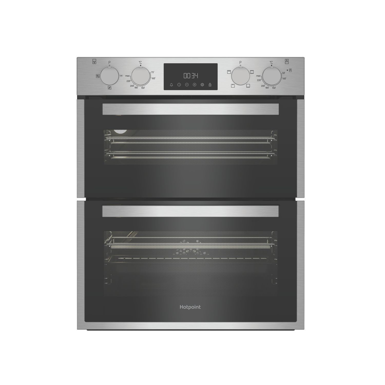 Hotpoint DUH10DIX Built Under Electric Double Oven - Stainless Steel
