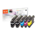 Peach PI500-86 inktcartridge Zwart, Cyaan, Magenta, Geel