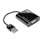 Tripp Lite U244-001-VGA video cable adapter VGA (D-Sub) USB Type-A Black