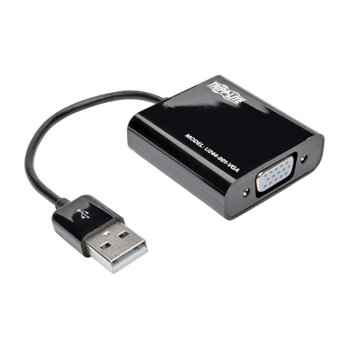Image of Tripp Lite U244-001-VGA USB 2.0 to VGA Dual/Multi-Monitor External...