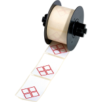 Brady MNK-CLP-105X155-L4B-B7610-0.2 printer label Red, White Self-adhesive printer label