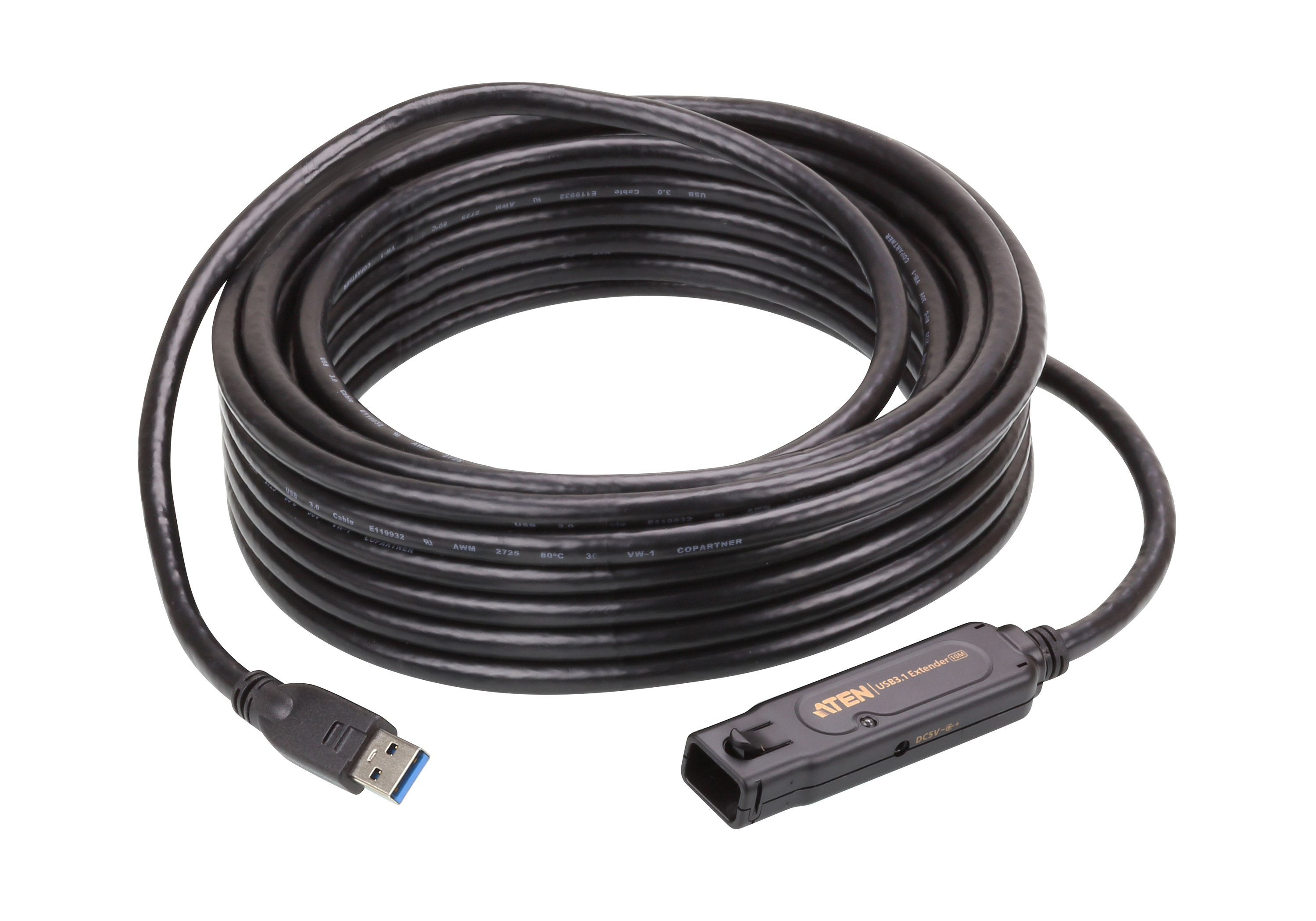 Image of ATEN UE3310 USB cable 10 m USB 3.2 Gen 1 (3.1 Gen 1) USB A Black
