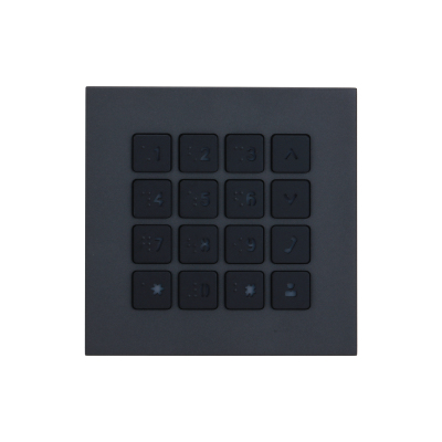 Modular Apartment Door  Station Keypad Module, Black thumbnail