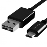 Techly ICOC-MUSB-A-020S USB cable 2 m USB 2.0 USB A Micro-USB B Black
