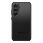 OtterBox React Case for Galaxy S23, Shockproof, Drop proof, Ultra-Slim, Protective Thin Case, Tested to Military Standard, Antimicrobial Protection, Black Crystal, No Retail Packaging