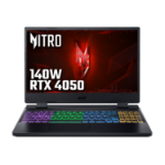 Acer Nitro 5 5 AN515-58 Gaming Laptop - Intel Core i7-12650H, 16GB, 512GB SSD, NVIDIA GeForce RTX 4050 6G, 15.6" FHD IPS 144Hz, Windows 11, Black