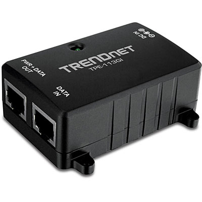 Trendnet TPE-113GI PoE adapter Gigabit Ethernet 48 V