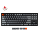 Keychron K8 tangentbord USB + Bluetooth QWERTY Svart, Grå, Orange