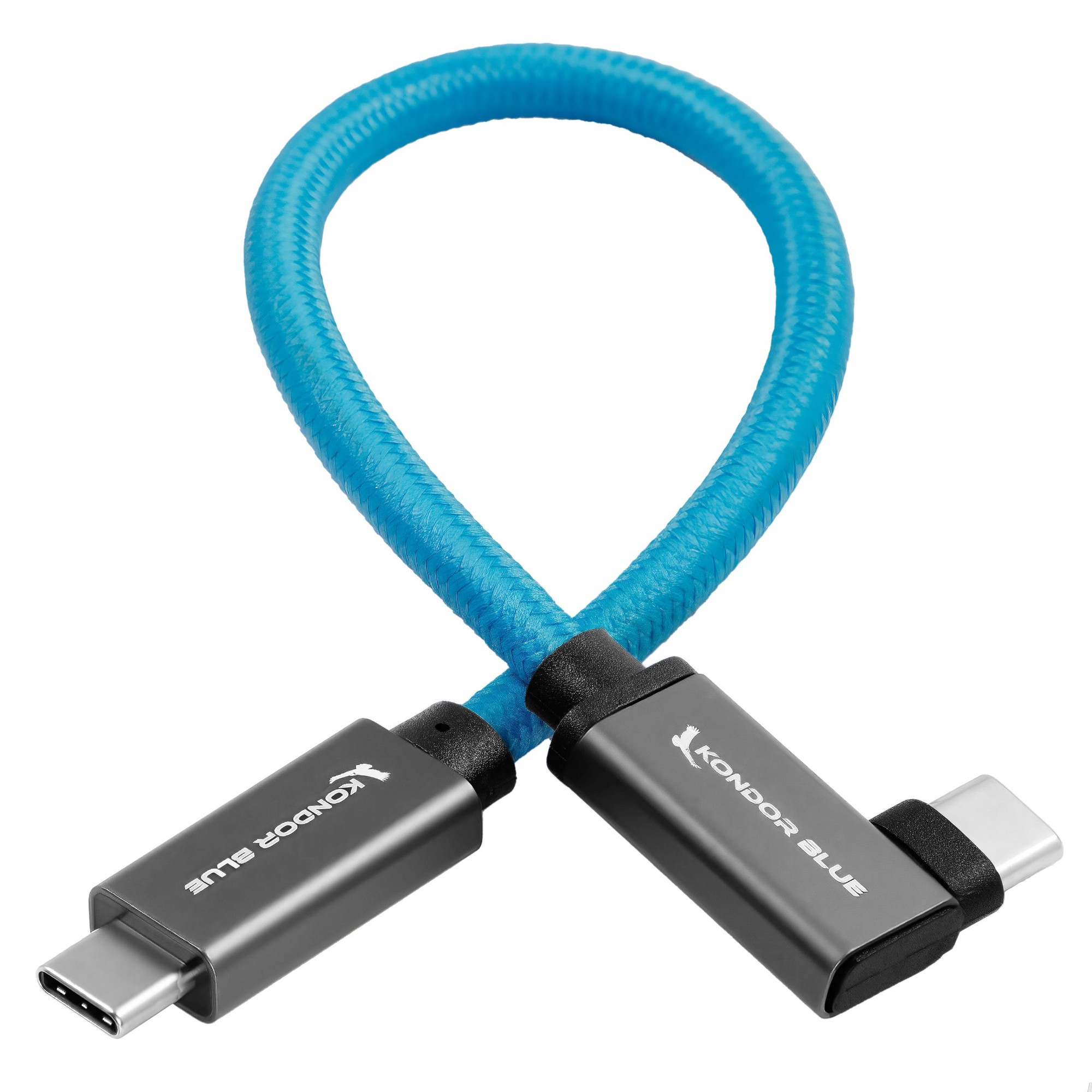 Kondor Blue Blue Kondor Kb-Usbc-Ra Usb Cable Usb 3.2 Gen 2 (3.1 Gen 2) 0.3 M
