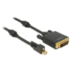 DeLOCK 83726 video kabel adapter 2 m Mini DisplayPort DVI Zwart
