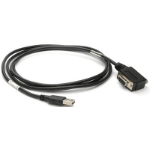Zebra Synapse Cable 25-58923-01R serial cable Black 1.83 m USB 9-pin