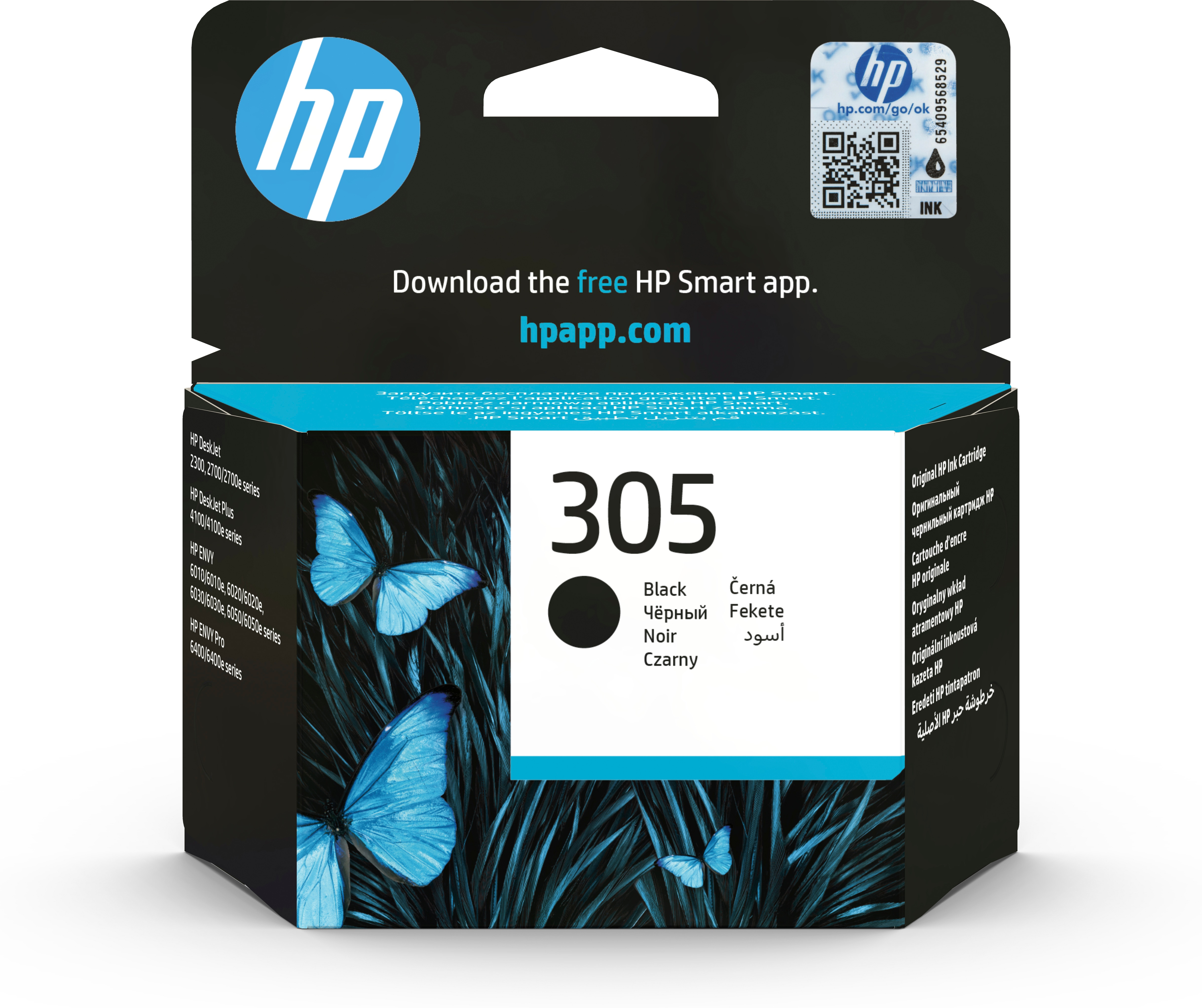 Image of HP 3YM61AE/305 Printhead cartridge black, 120 pages for HP DeskJet...