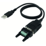 ROLINE 12.02.1174 serial cable Black USB Type-A RS-422/RS-485