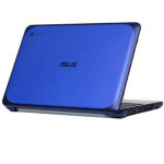 iPearl MCOVERASC202BLU laptop case 11.6" Hardshell case Blue, Translucent