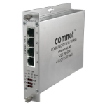 ComNet CLFE4EOU network extender Network repeater Grey 10, 100 Mbit/s