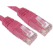 Cables Direct UTP Cat6 7m networking cable Pink U/UTP (UTP)