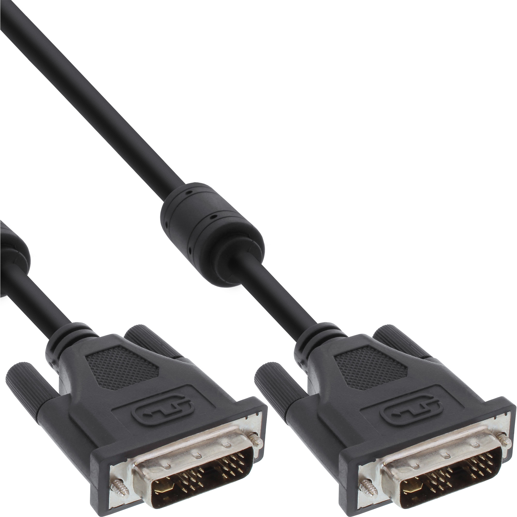 17793 INLINE INC DVI-I Cable 24+5 M/M Dual Link 3m - 3 m - DVI-I - DVI-I - Black - 28/30 - Male/Male