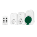 LogiLink EC0009 power plug adapter Type F Green, White