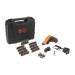 Black & Decker CS3652LKA-QW power screwdriver/impact driver Black, Orange