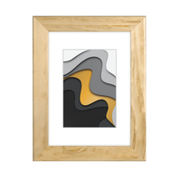 Image of Hama Vigo - Wood - Yellow - Single picture frame - Matte - Wall -...
