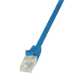 LogiLink 5m Cat.6 U/UTP networking cable Blue Cat6 U/UTP (UTP)