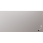 Legamaster MATTE glassboard 100x200cm warm grey