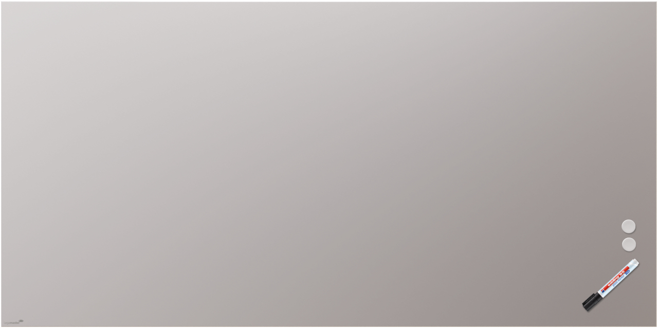 Legamaster Matte Glassboard 100x200 Warm Grey 34541J