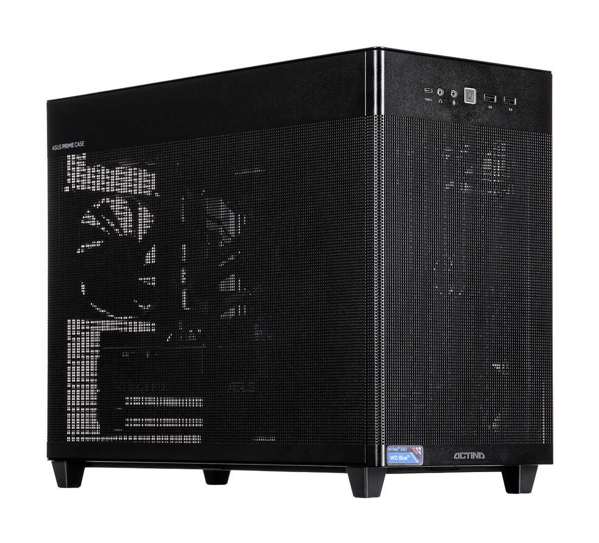ACN Actina 5901443431800 PC AMD Ryzenâ„¢ 7 8700F 32 GB DDR5-SDRAM 1 TB SSD NVIDIA GeForce RTX 5070 Windows 11 Home Mini Tower Black
