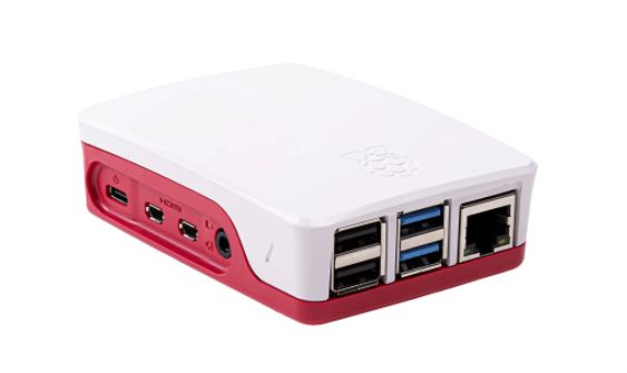 Image of Raspberry Pi Pi Pi 4 Case Red White