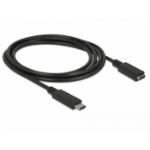 DeLOCK 85534 USB cable 1.5 m USB 3.2 Gen 1 (3.1 Gen 1) USB C Black