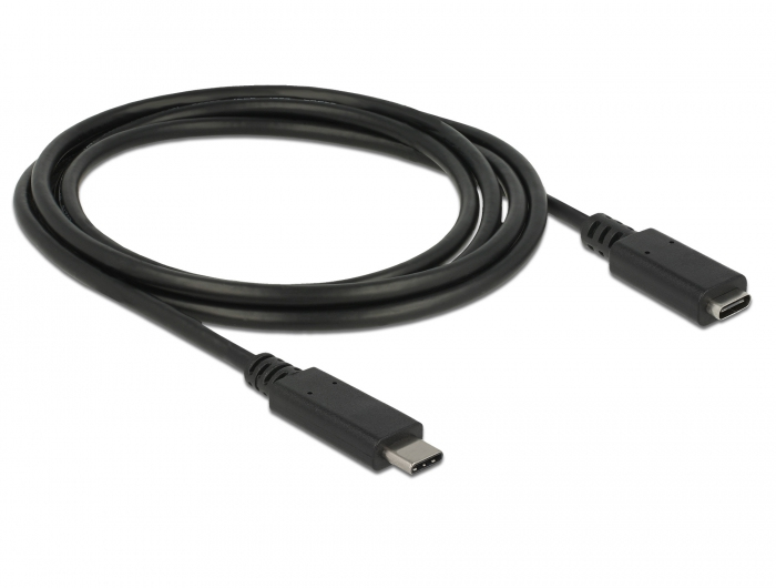 DeLOCK 85534 USB cable 1.5 m USB 3.2 Gen 1 (3.1 Gen 1) USB C Black