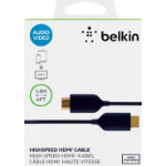 Belkin HDMI, 1.8m HDMI cable HDMI Type A (Standard) Black
