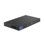 Linksys LGS328PC network switch Managed L3 Gigabit Ethernet (10/100/1000) Power over Ethernet (PoE) Black, Blue