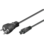 Microconnect PE120810 power cable Black 1 m Power plug type K C5 coupler  Chert Nigeria