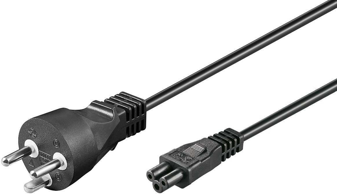 Image of Microconnect PE120810 power cable Black 1 m Power plug type K C5...