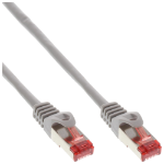 InLine 25pcs. Bulk-Pack Patch cable, S/FTP (PiMf), Cat.6, PVC, CCA, grey, 5m