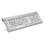 Logickeyboard LKB-LPRNTBW-AJPU-DE keyboard Office USB QWERTZ German Multicolour