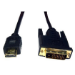 Cables Direct 1.8m HDMI-DVI-D 2 m Black