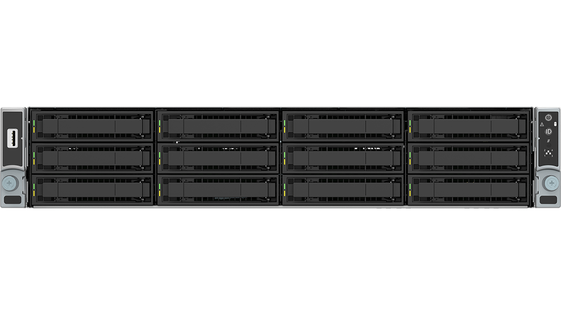 Intel R2312WF0NPR server barebone Intel® C624 LGA 3647 (Socket P) Rack (2U) Black, Grey