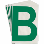 Brady TS-152.40-514-B-GN-20 self-adhesive symbol 20 pc(s) Green Letter