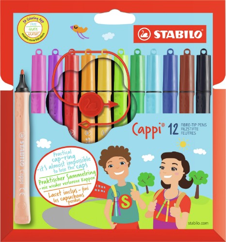 STABILO Cappi felt pen Medium Multicolour 12 pc(s)