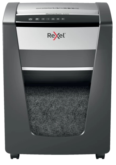 Rexel X420 paper shredder Cross shredding 23 cm 60 dB Black,Silver