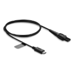 DeLOCK 91752 power cable Black 1 m USB C 2-pin