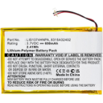 CoreParts MBXMPL-BA197 reserveonderdeel voor AV-apparatuur Batterij/Accu