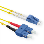 ROLINE 21.15.8791 fibre optic cable 1 m 2x LC 2x SC OS2 Multicolour