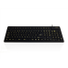 Accuratus WP127 V2 keyboard Industrial USB + PS/2 QWERTY UK English Black