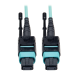 Tripp Lite N844-02M-12-P InfiniBand/fibre optic cable 72" (1.83 m) MTP Black, Turquoise
