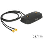 DeLOCK 88739 coaxial cable 1 m 2xSMA Black