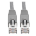 Tripp Lite N262-005-GY Cat6a 10G Snagless Shielded STP Ethernet Cable (RJ45 M/M), PoE, Gray, 5 ft. (1.52 m)